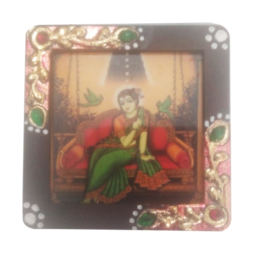 Handcrafted Tanjore-Inspired Picture Frame